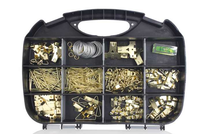 Billedophæng sortimentsæske 372 dele